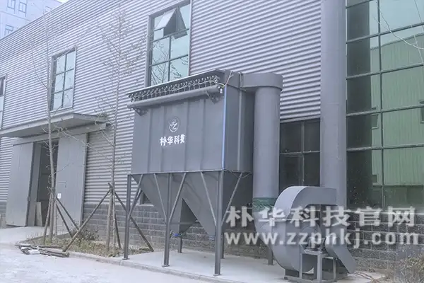 河南沁阳建材行业磨边机脉冲布袋除尘器使用项目
