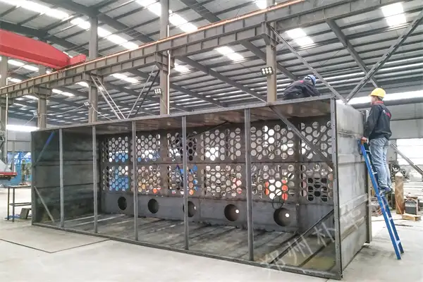 512袋脉冲除尘器设备加工中 512袋脉冲除尘器设备加工中