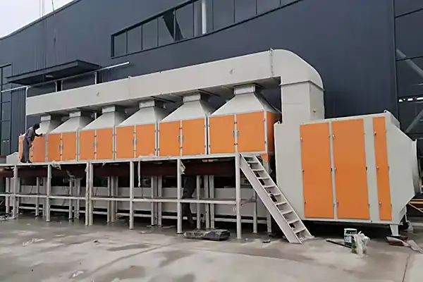 塑料厂车间异味有机废气处理方法