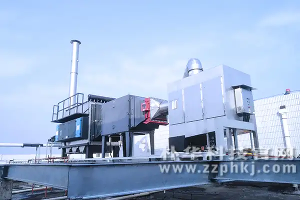 案例:工业油烟净化设备安装在漯河双汇厂区