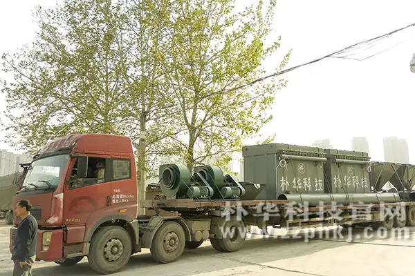 4月1日，朴华科技为湖南客户设计定做的两台型号为PH160的布袋除尘器设备发货成功