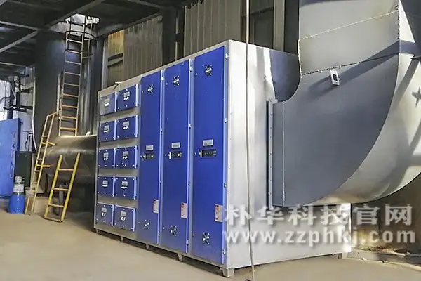 案例:UV光氧催化+活性炭吸附一体化设备安装在食品客户厂区