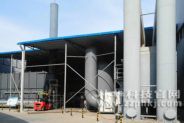 案例:三室式RTO设备安装在化工客户厂区