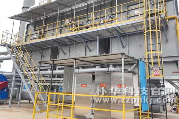 案例:有机废气VOCs处理RTO设备安装在客户厂区